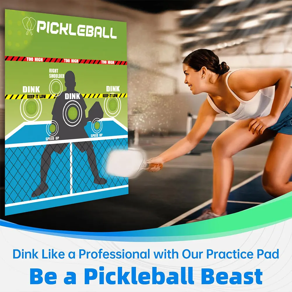 Pickleball Dink Rebound Trainer Board - Portable Wall Pad for Indoor & Outdoor Practice - Image 3